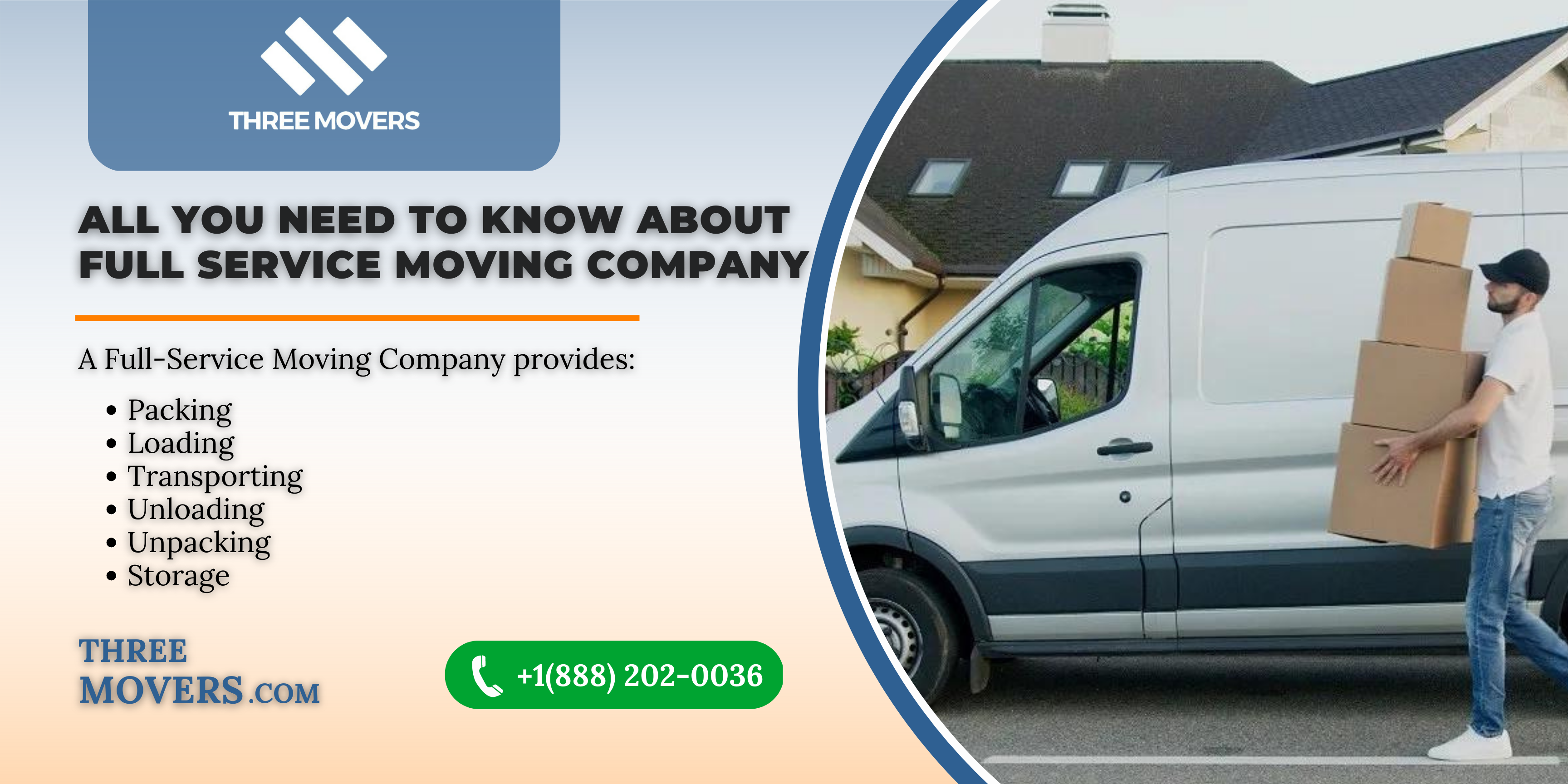 All You Need To Know About Full Service Moving Company | Three Movers