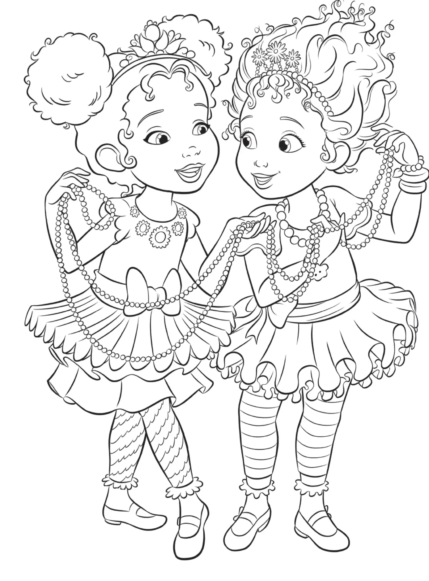 Fancy Nancy and Pennywise coloring pages