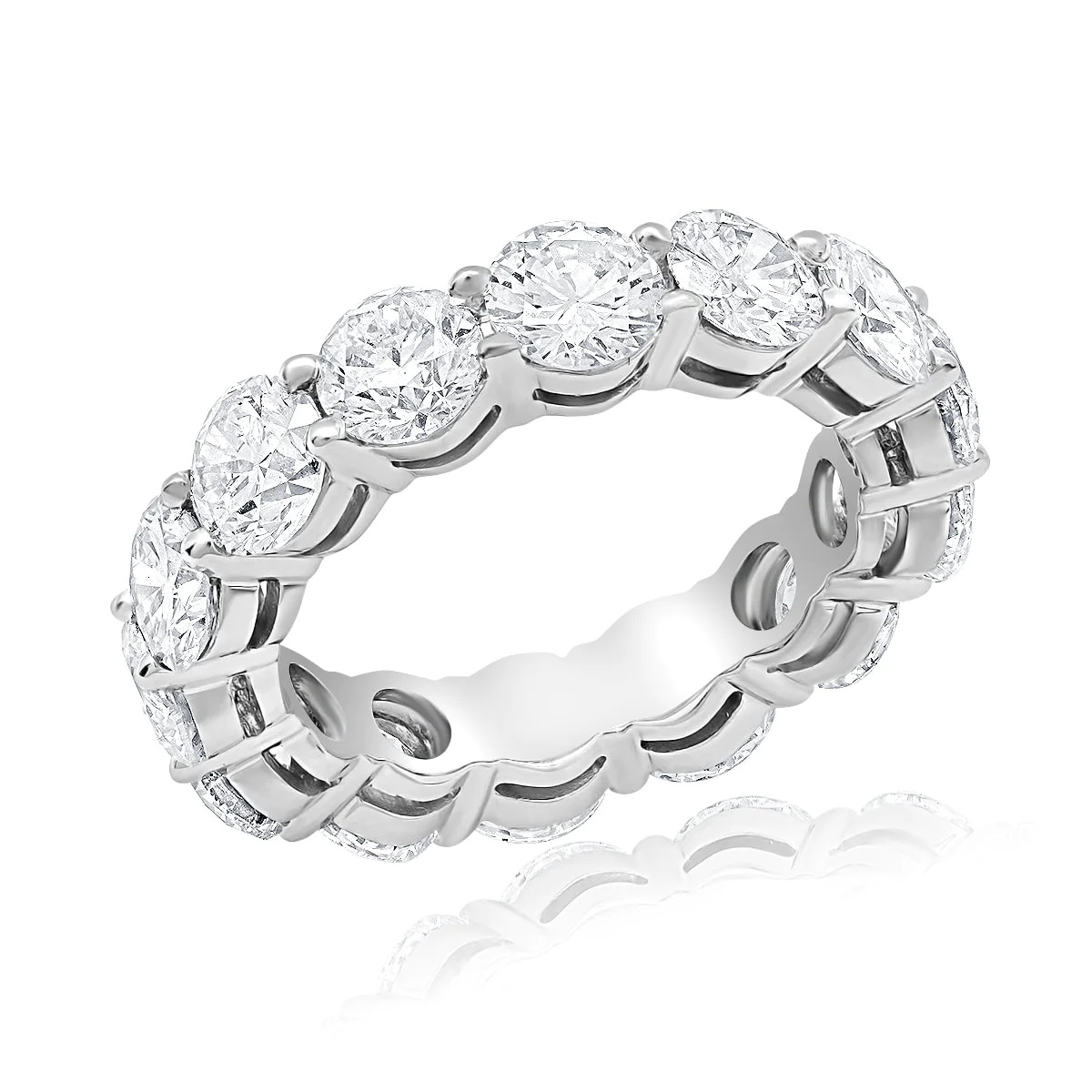 Round Diamond Eternity Band