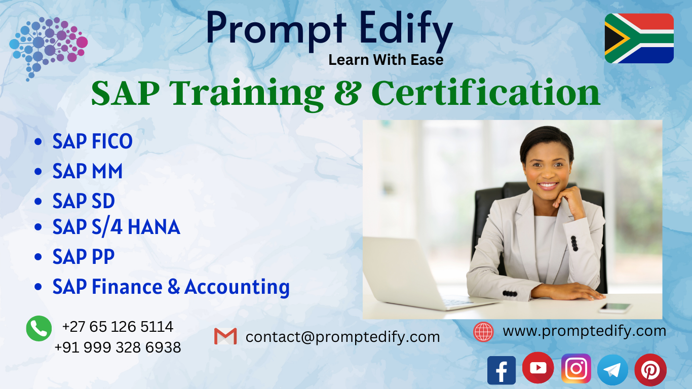SAP Certification & Training at Prompt Edify: Elevate Your Career with SAP Professional Certification in Egypt