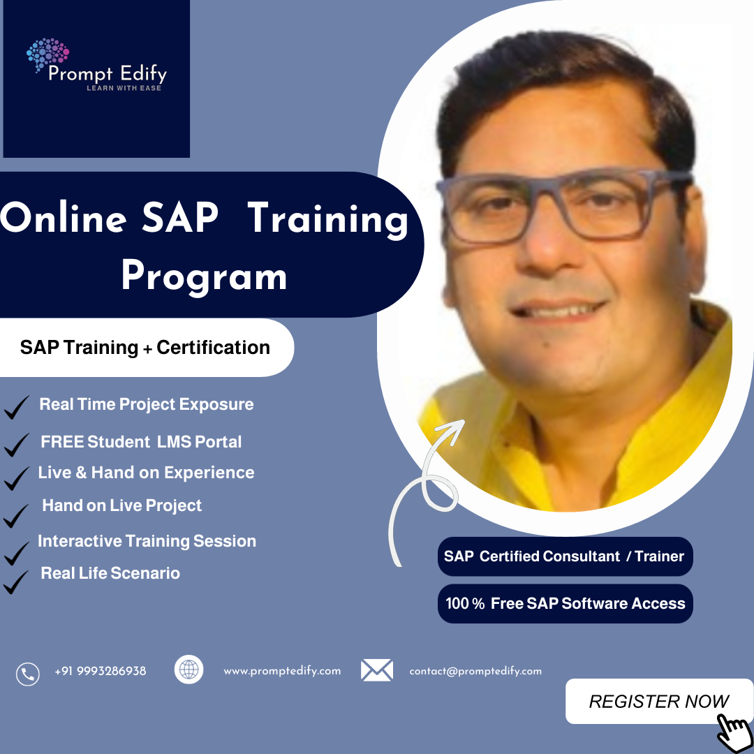 SAP Module & Corporate Training & SAP FICO In Angola At Prompt Edify