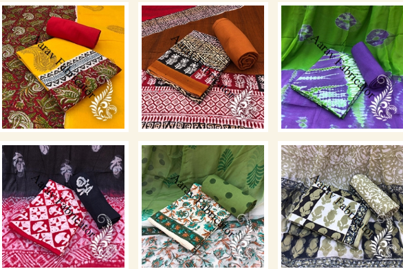 The Timeless Charm of Hand Block Printed Cotton Suits and Kurtis