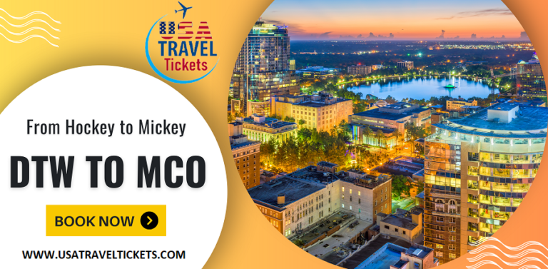 Flights from Detroit to Orlando- Get Refundable Tickets