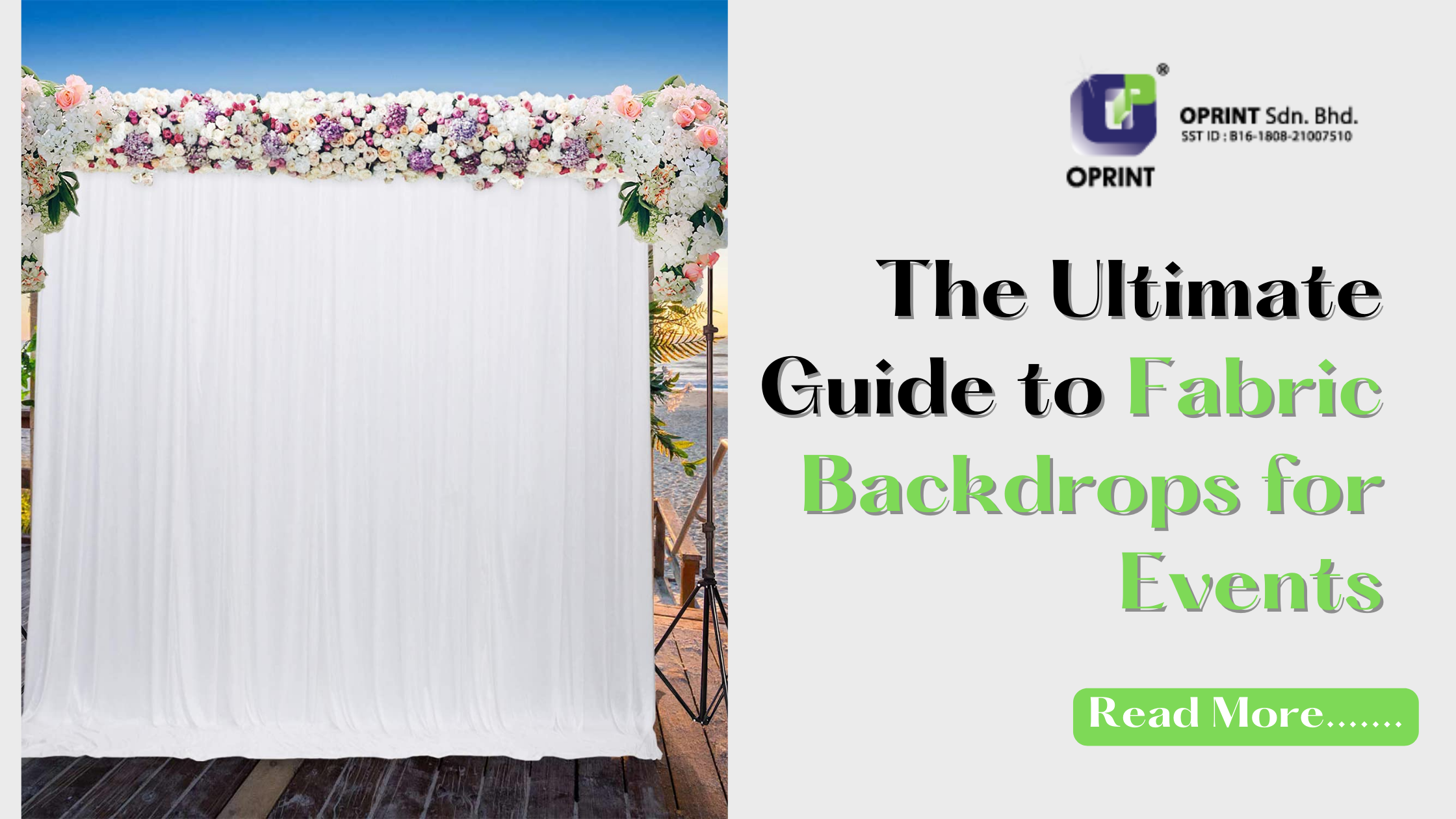 The Ultimate Guide to Fabric Backdrops for Events
