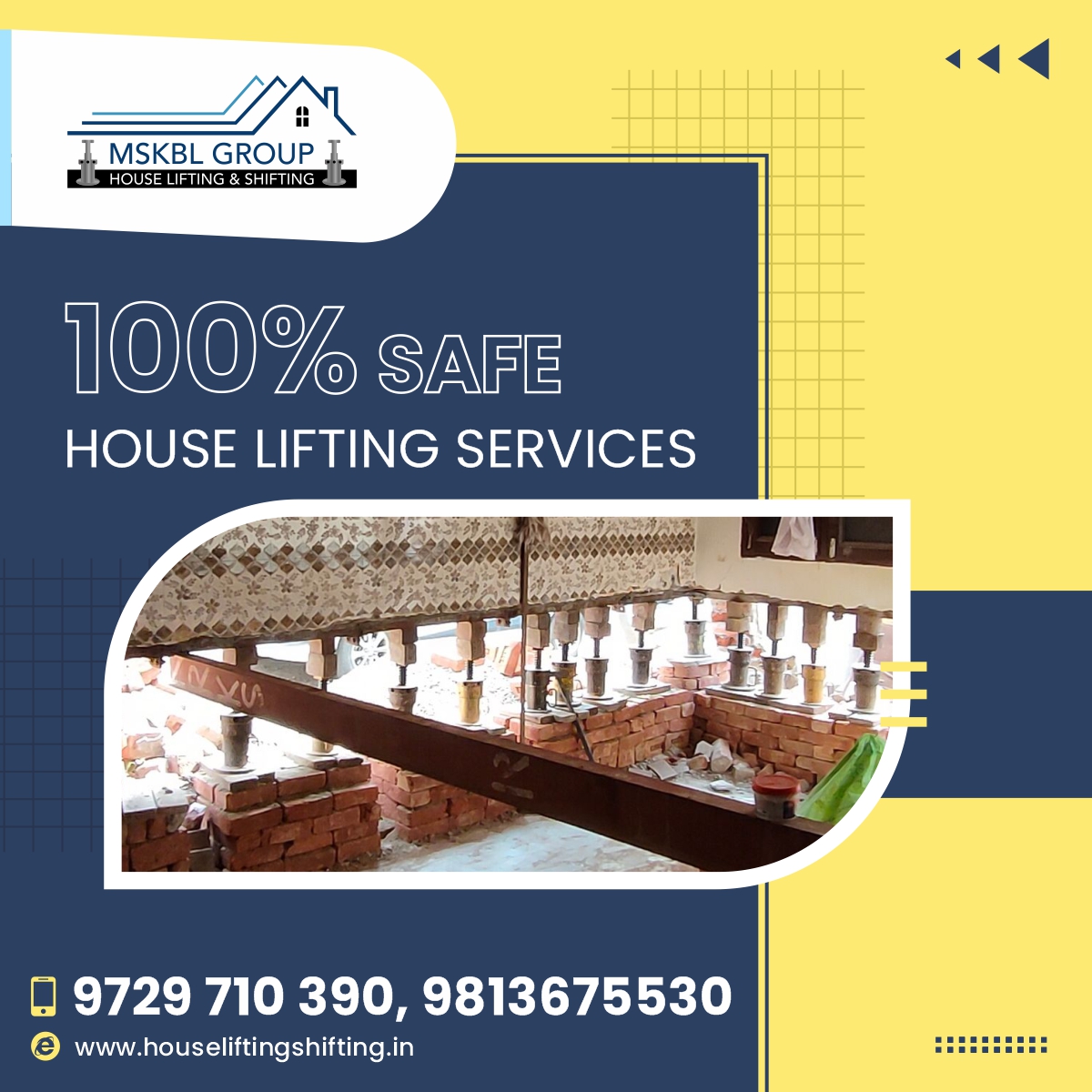 House Lifting Services in India - 100% Safe House Lifting Services