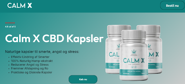 Calm X CBD Capsules Denmark