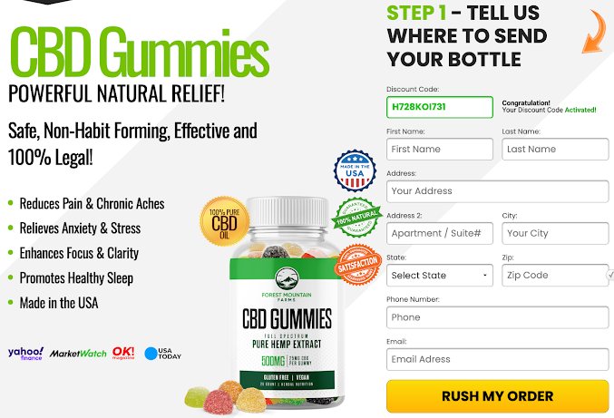 Forest Mountain Farms CBD Gummies Official Supplement