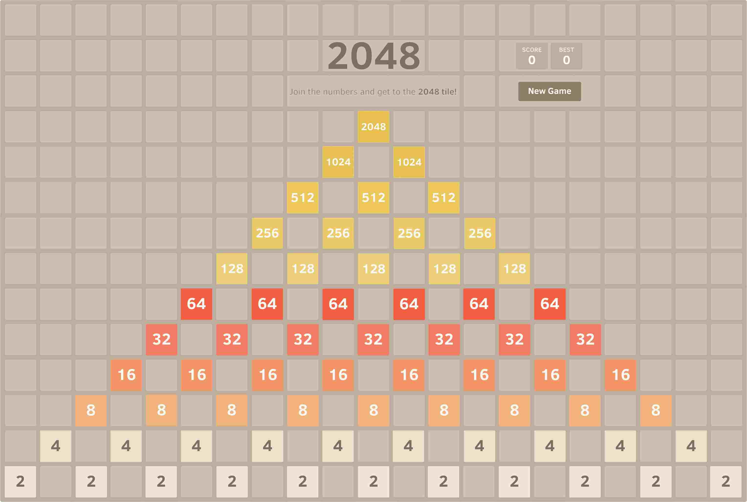 Breaking Down the Mathematics Behind 2048 Game