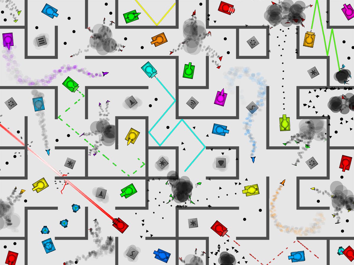 Tank Trouble with firends