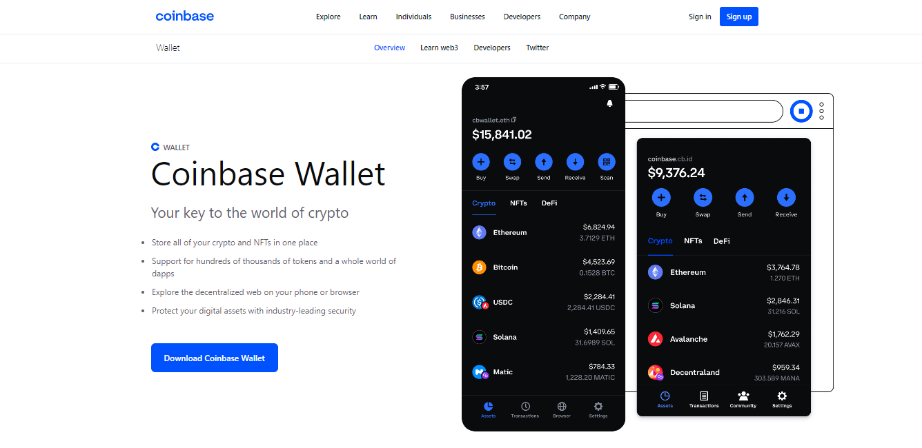 Acknowledge how to hide and unhide your Coinbase wallet