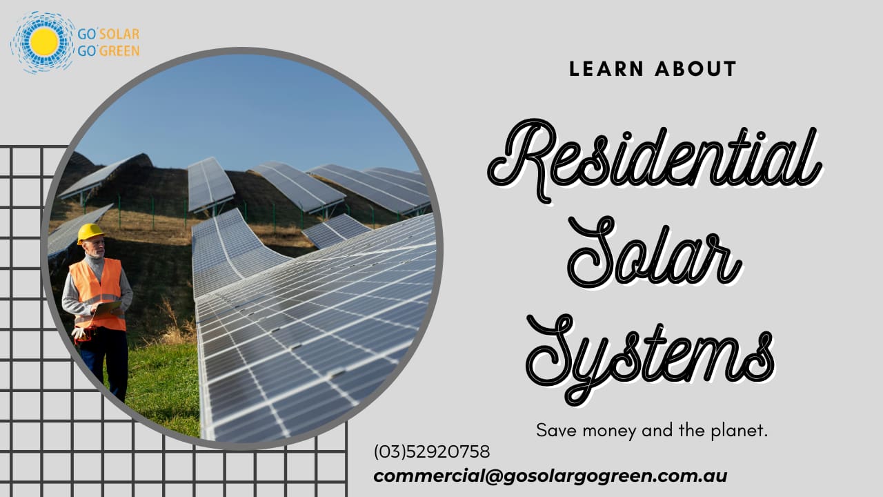 Residential Solar System — All You Need To Know