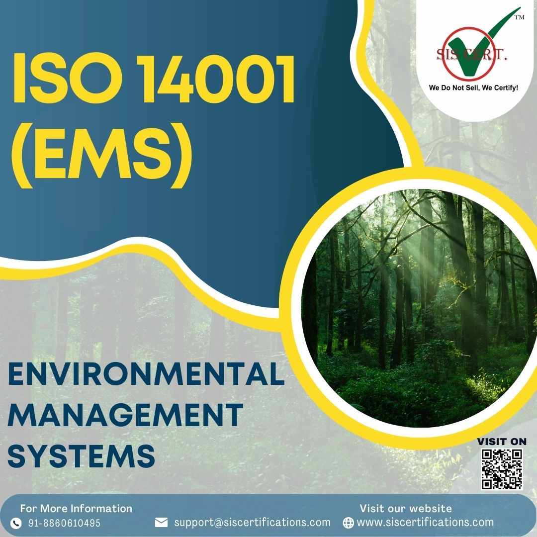 ISO 14001:2015 - Environmental Management Systems(EMS) Certification