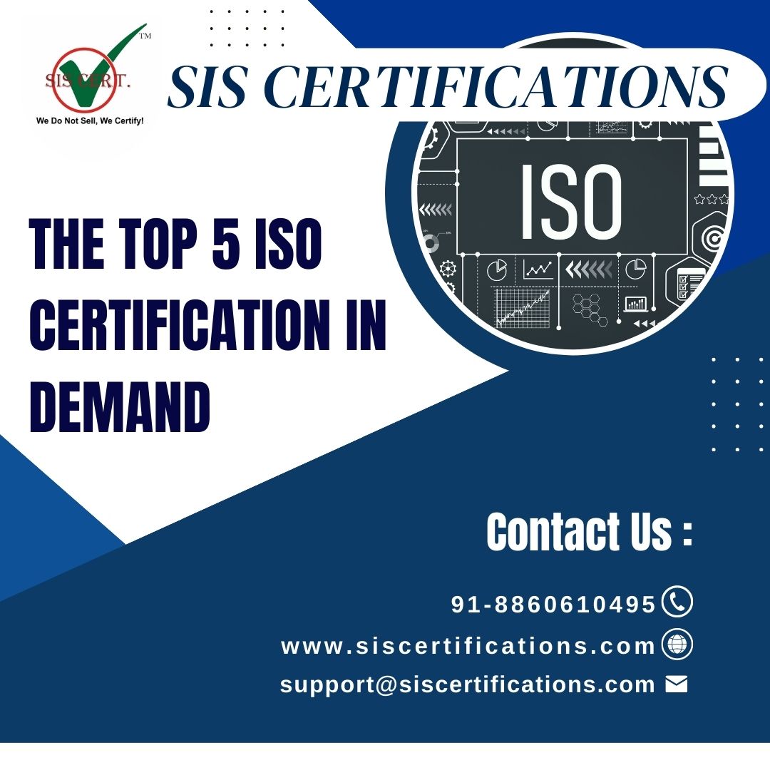 The top 5 ISO Certification in Demand