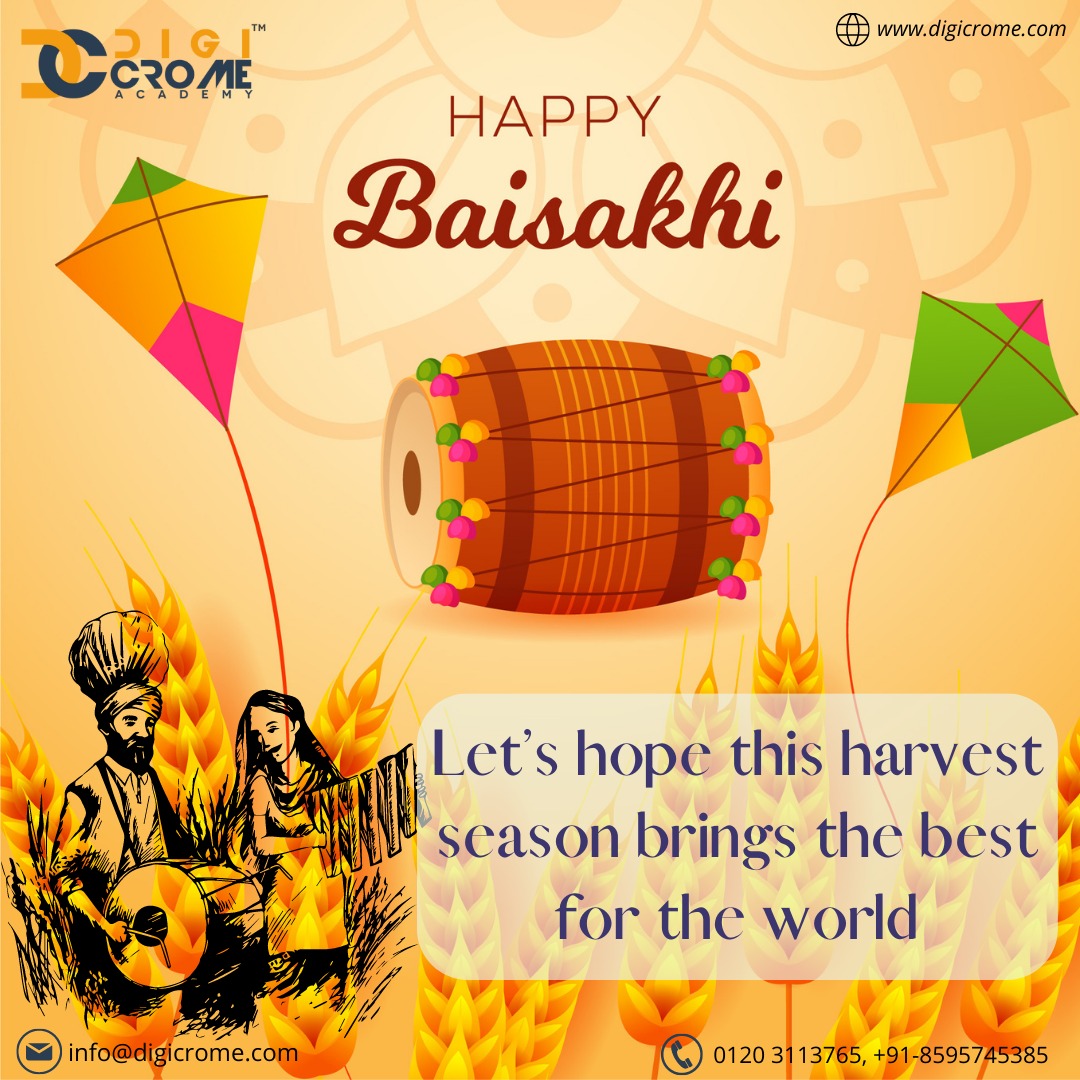 Happy Baisakhi to all the students from Digicrome!