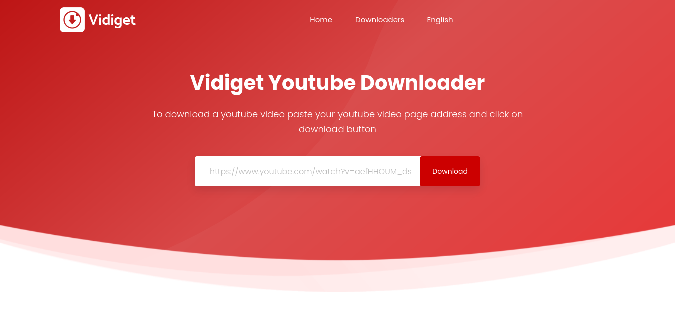 Download youtube videos on mobile and pc using vidiget downloader