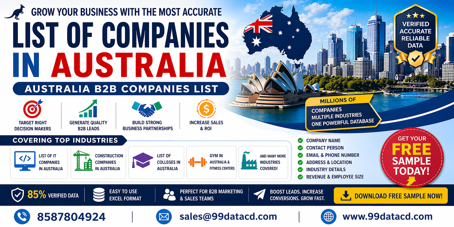 Australian Companies List for Leads and Sales