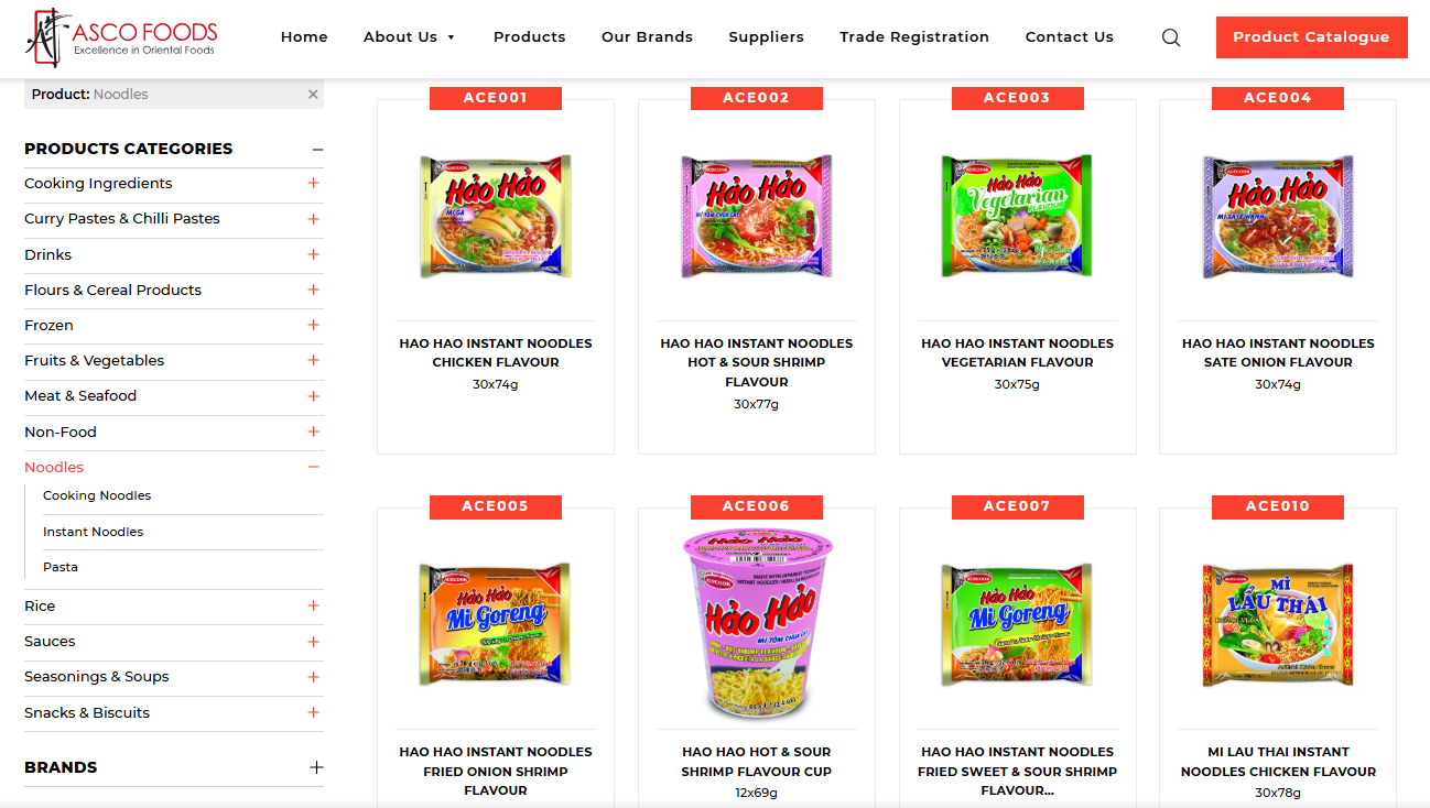 Buy Noodles in Bulk from the UK’s Trusted Thai Food Supplier