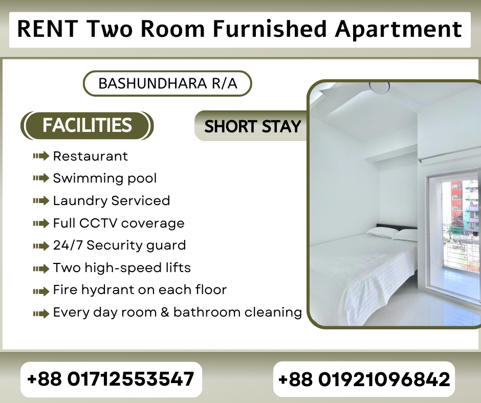 Rent Two-Room Furnished Serviced Apartment
