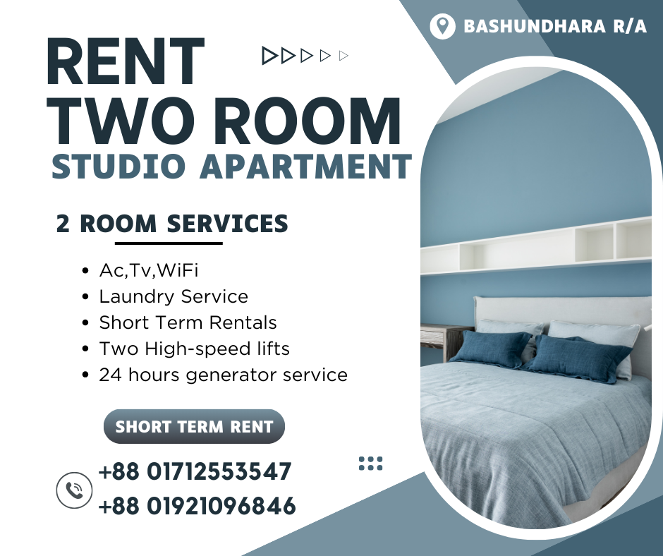 Two Room Furnished Serviced Apartment Rent