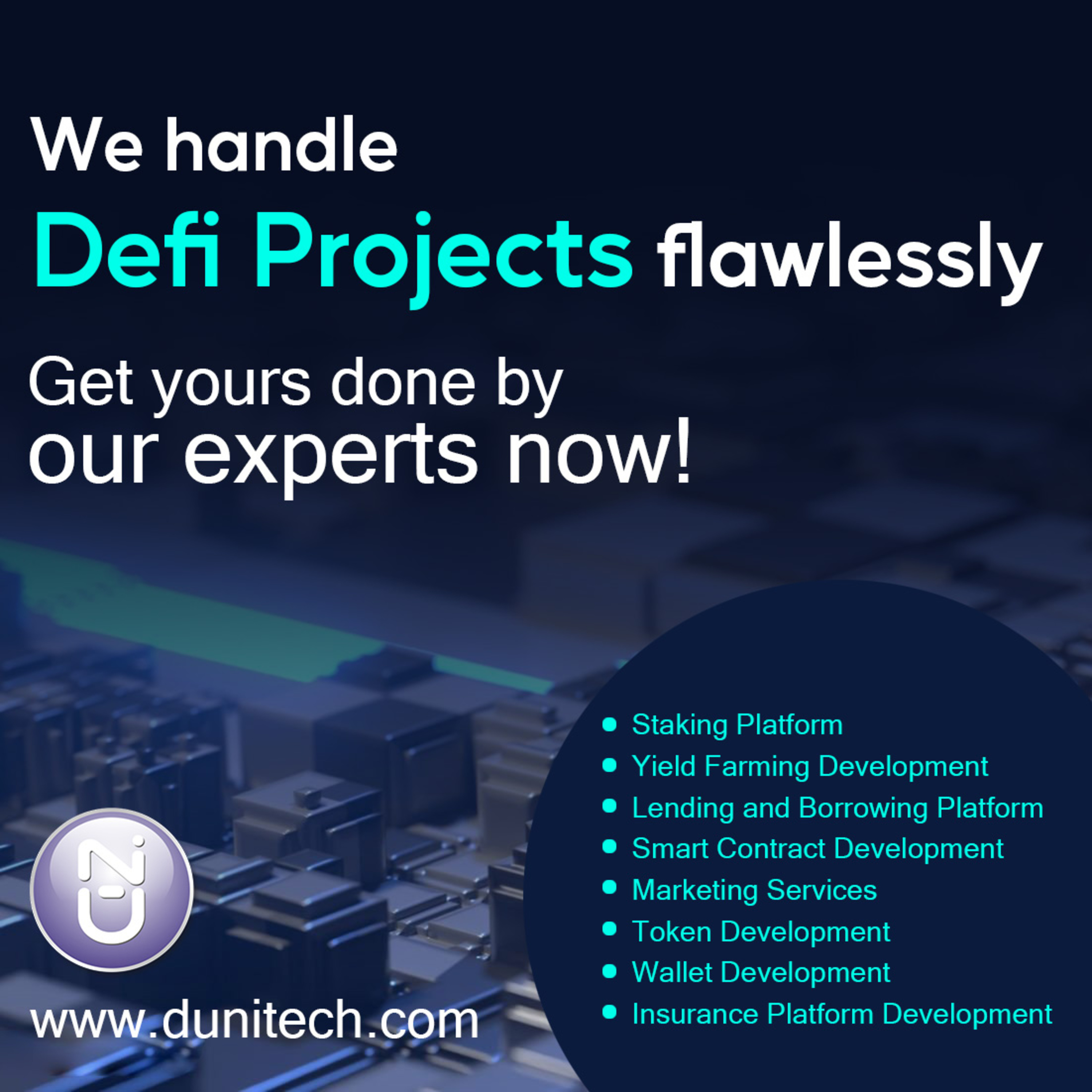 DeFi-Application-Development-Services-Development by dunitech in lucknow