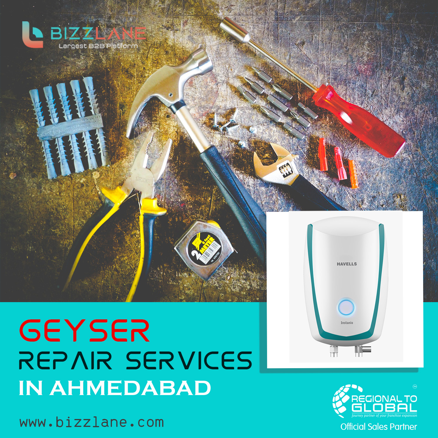Authorized Gas Geyser Service Centers Nearby in Ahmedabad.