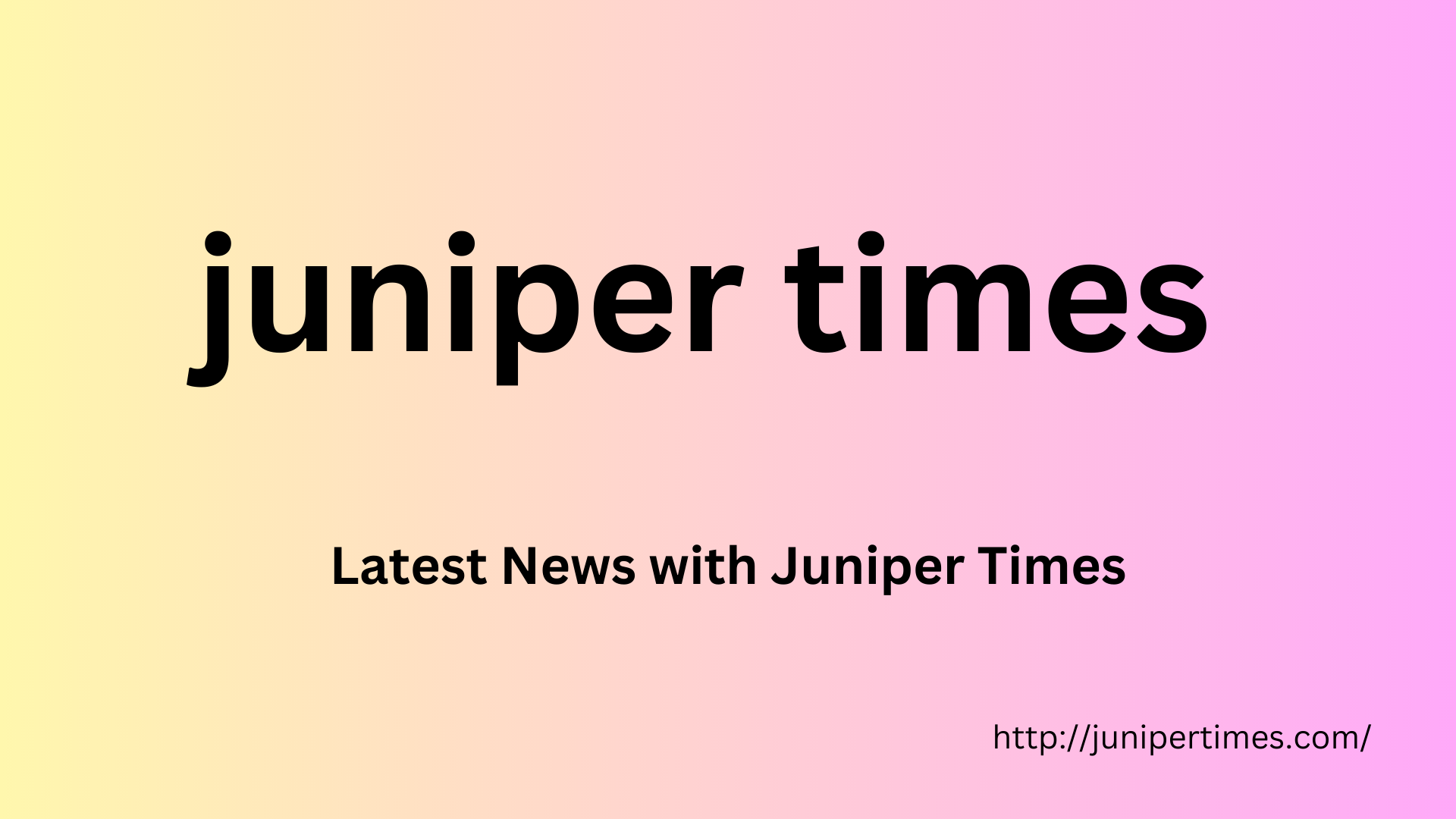 Latest News with Juniper Times