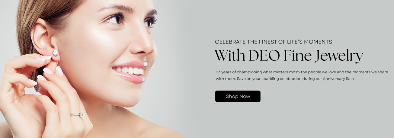 Shimmering Splendor: DEO Diamonds' Stunning Diamond Jewelry