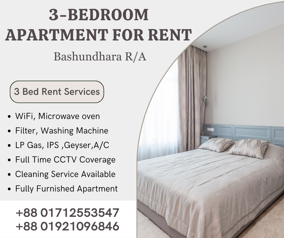 For a peaceful retreat, reserve your fully furnished three-bedroom rental.