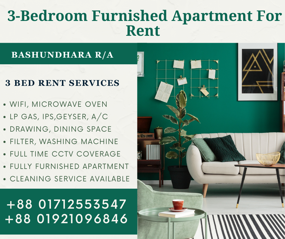 Rent a Spacious, Stylish, Three-Bedroom Serviced Apartment to Enjoy Magnificence