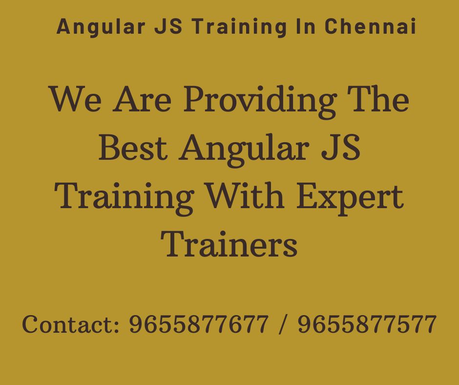 AngularJS Training in Chennai