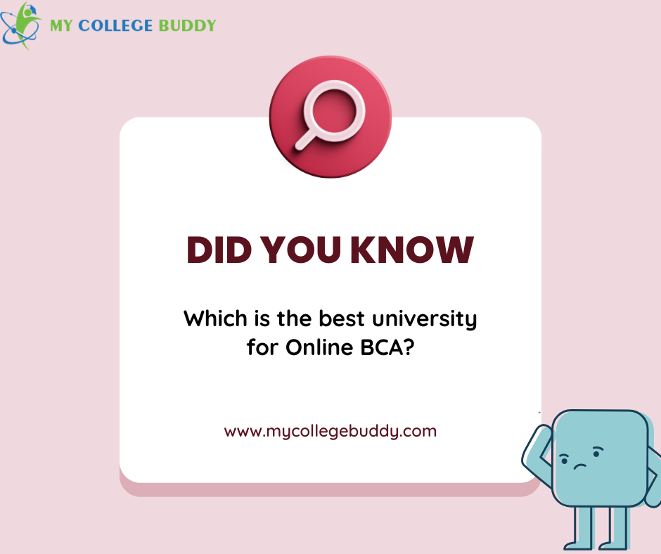 Which is the best university for Online BCA?