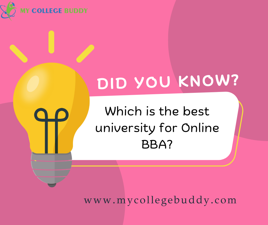 Which is the best university for Online BBA?