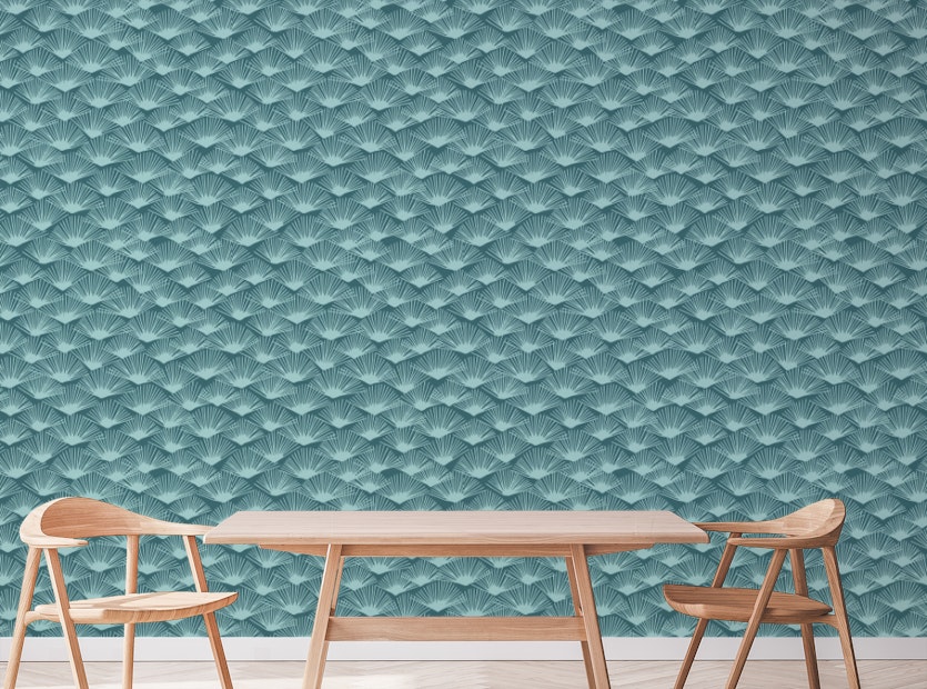 Incorporate Artistic Wallpaper into Modern Home Design