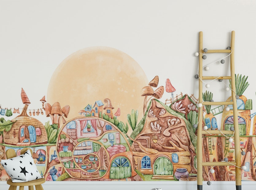 Soft and Soothing Wallpaper Designs for Children's Rooms