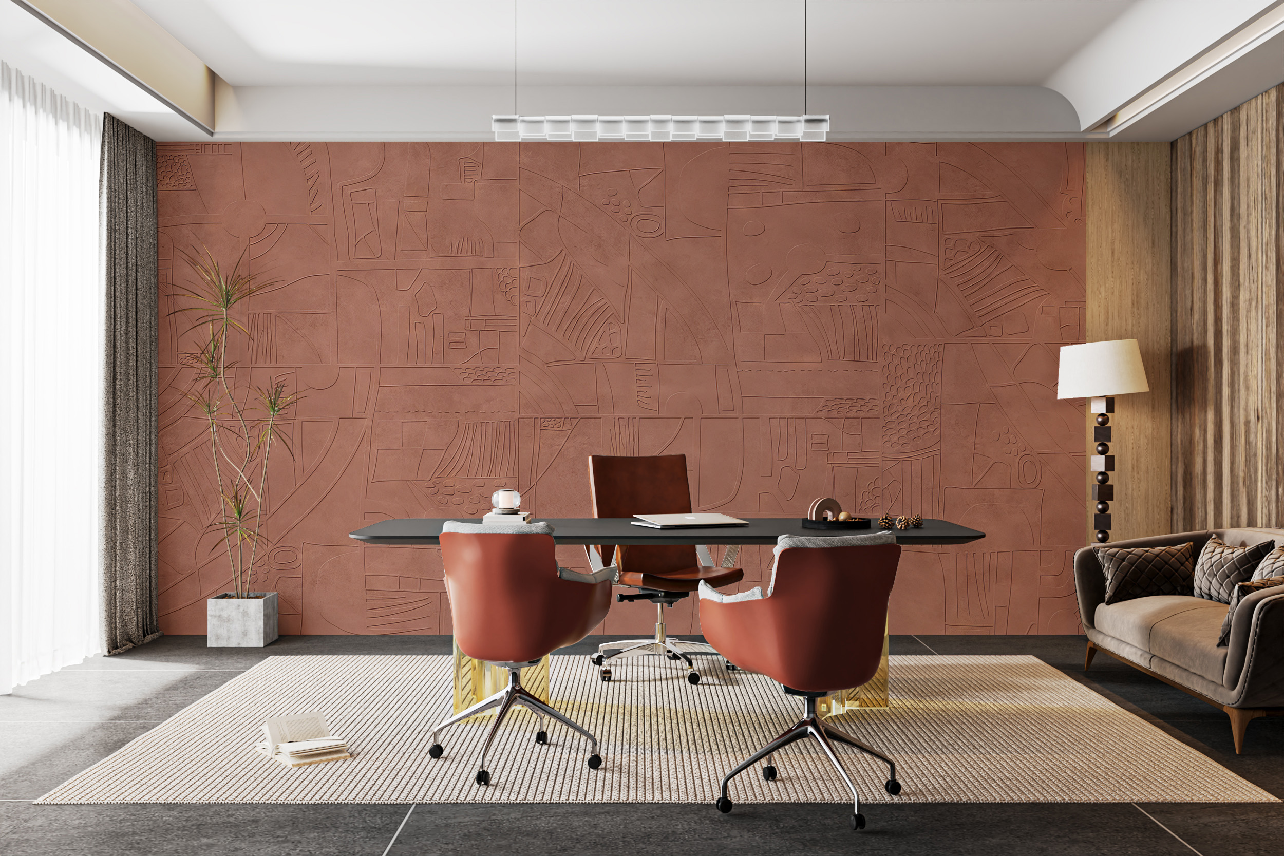Creative Office Wallpaper Designs to Boost Productivity