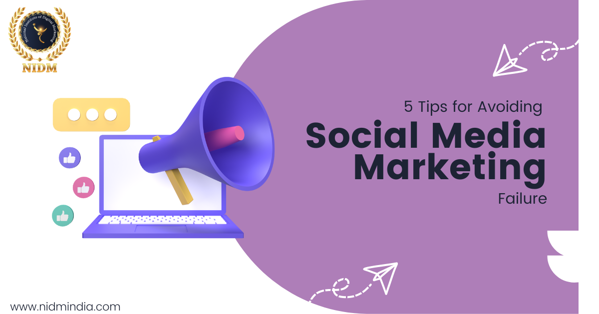 5 tips for avoiding social media marketing failure