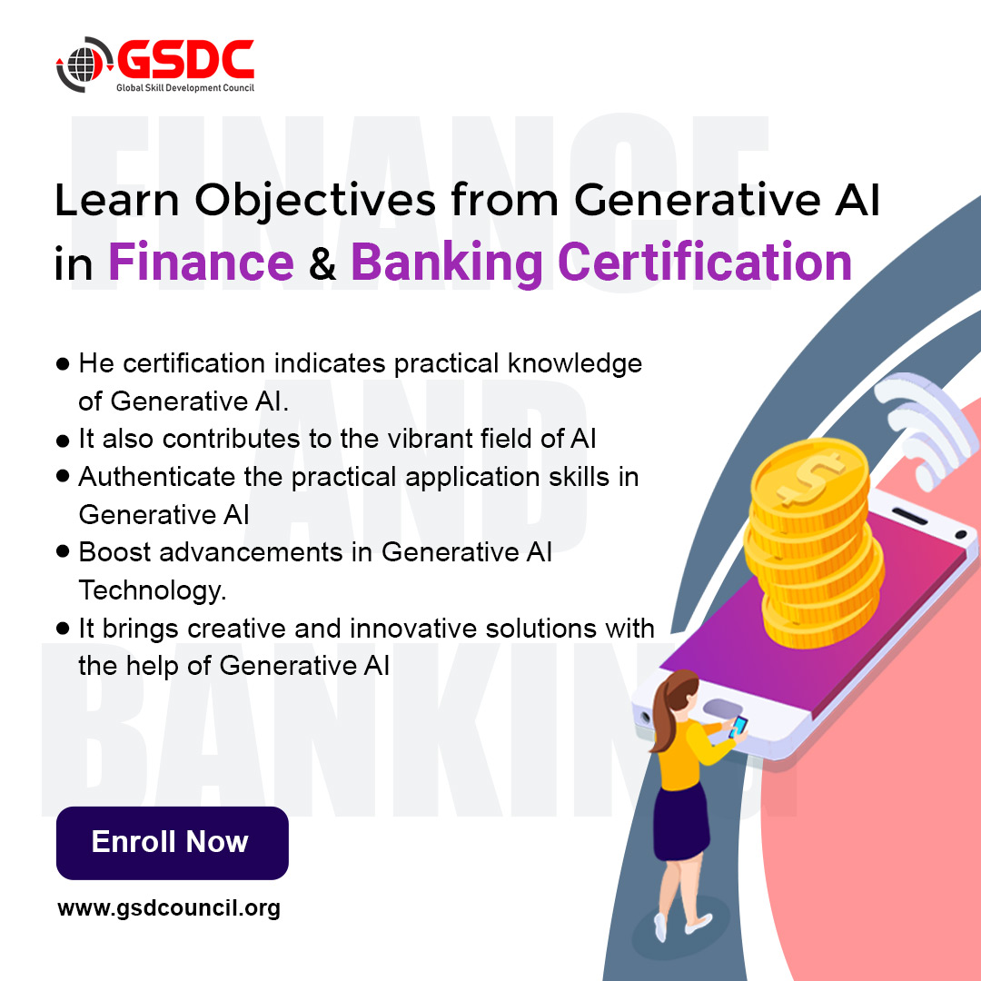 Learn Objectives from Generative AI in Finance and Banking Certification 