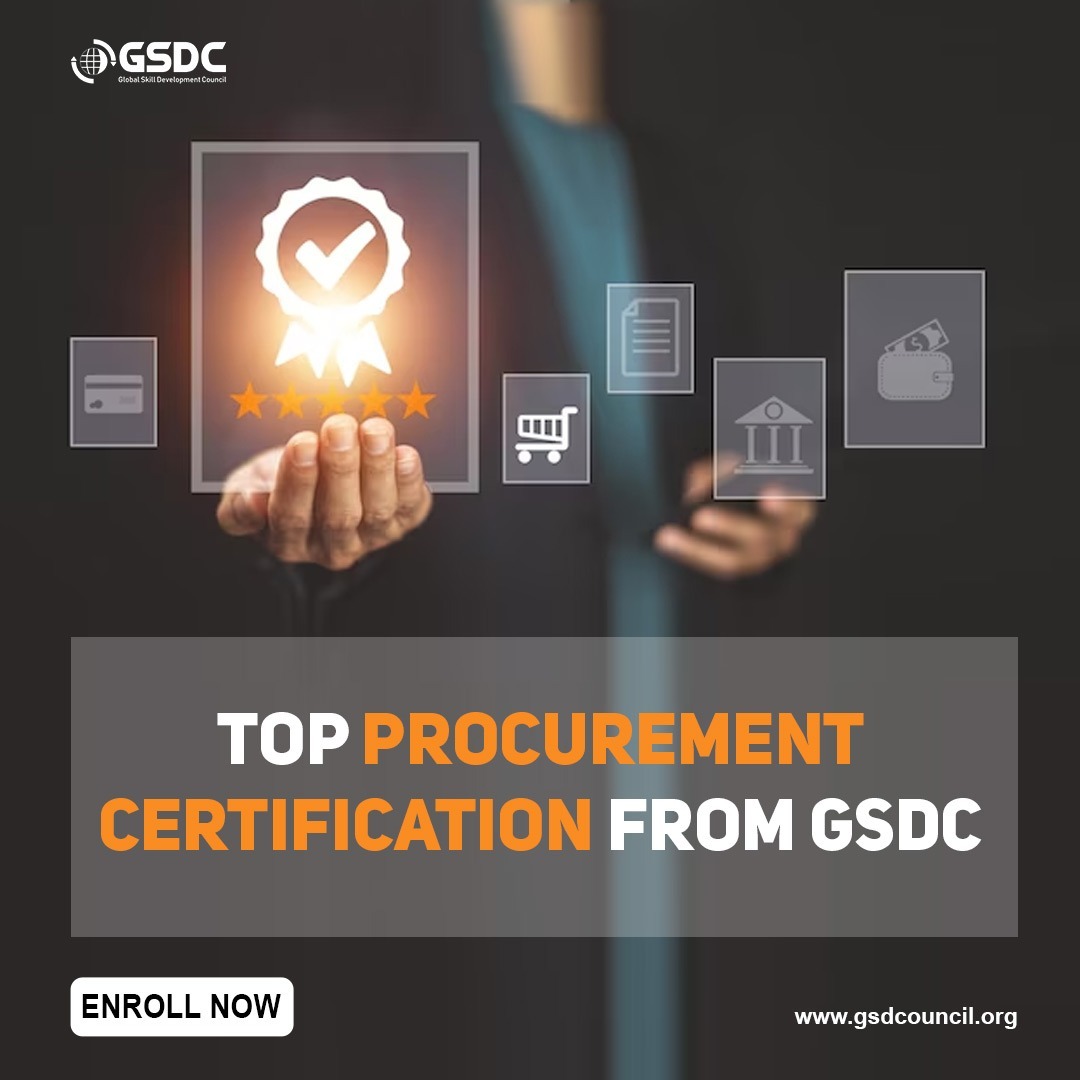 Top Procurement Certification from GSDC