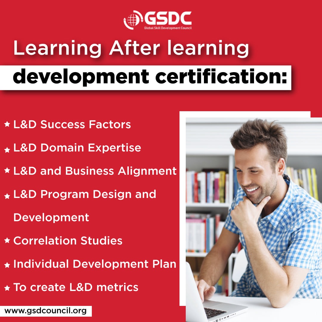 Learning after Learning & Development Certification