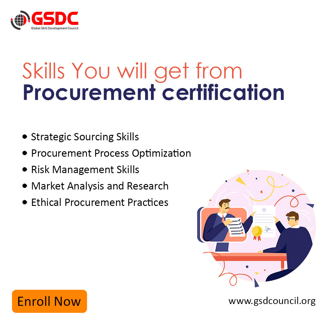 Skills You will get from Procurement Certification  