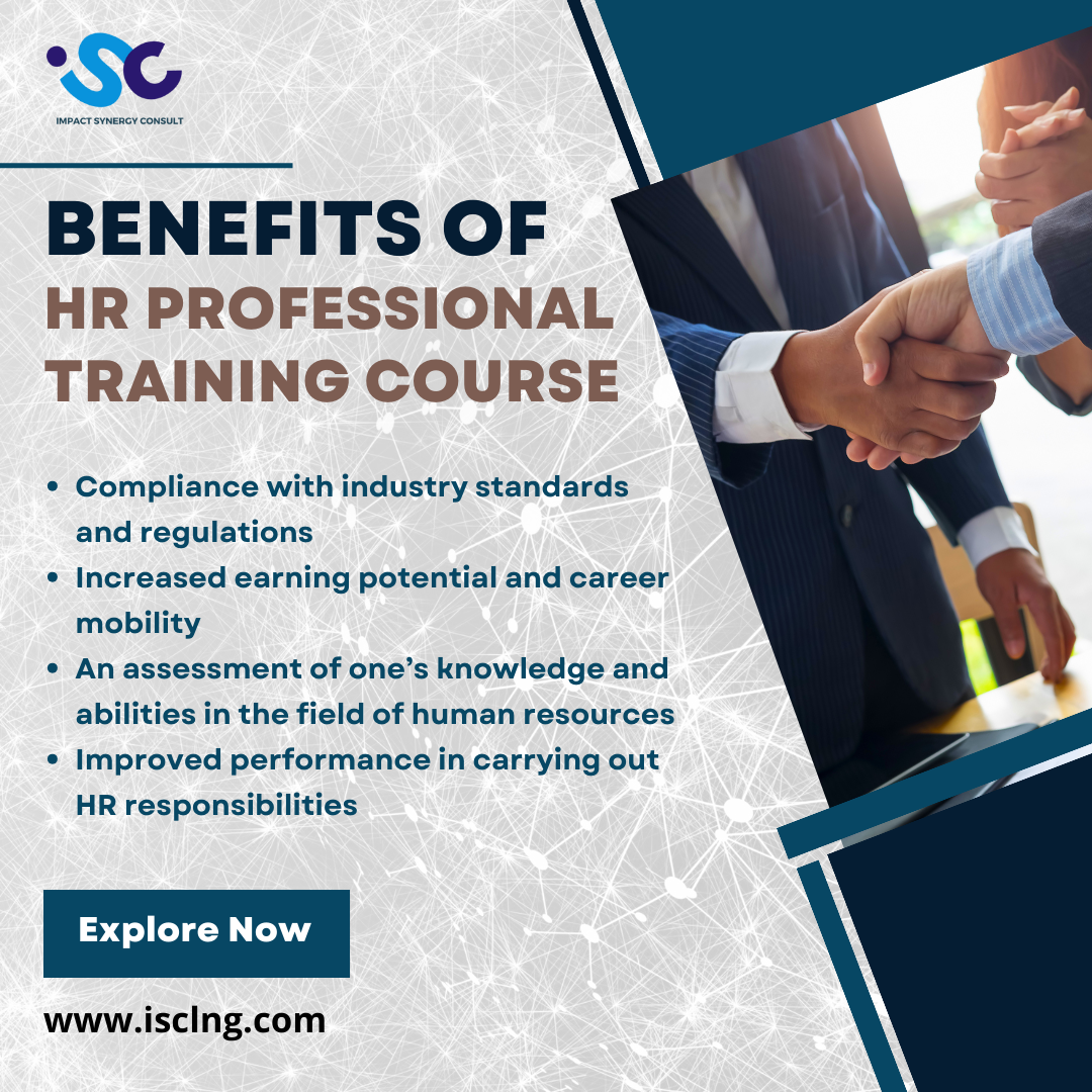 Benefits of HR Professional Training Course            