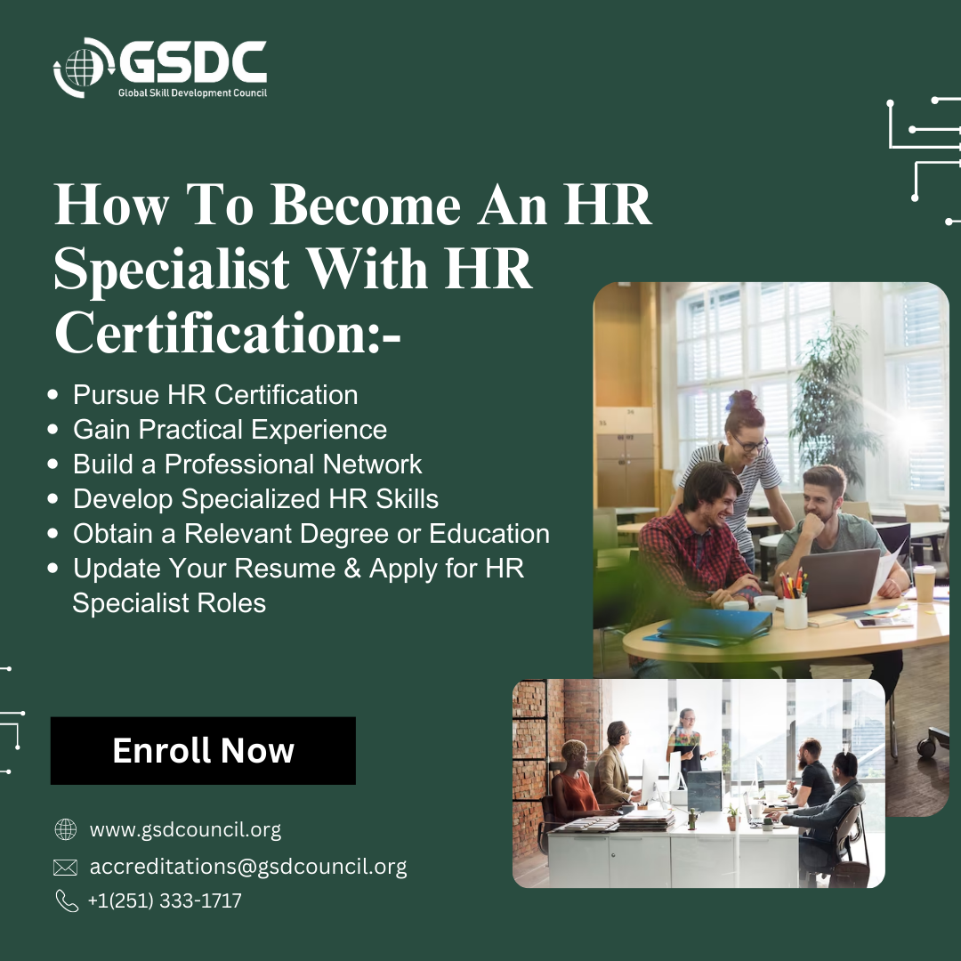 How to become HR Specialist with HR Certification