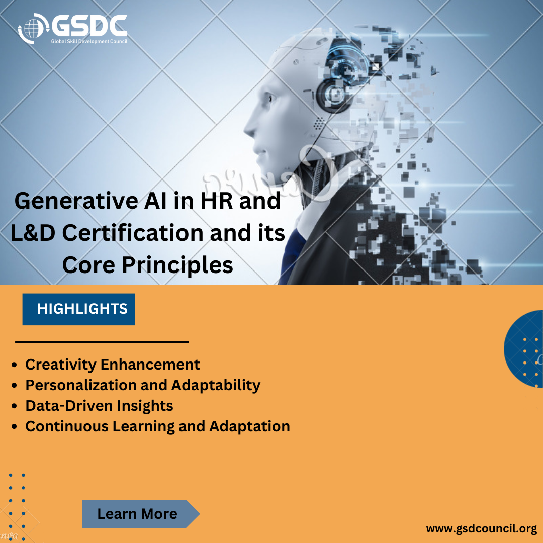 Generative AI in HR and L&D Certification and its Core Principles