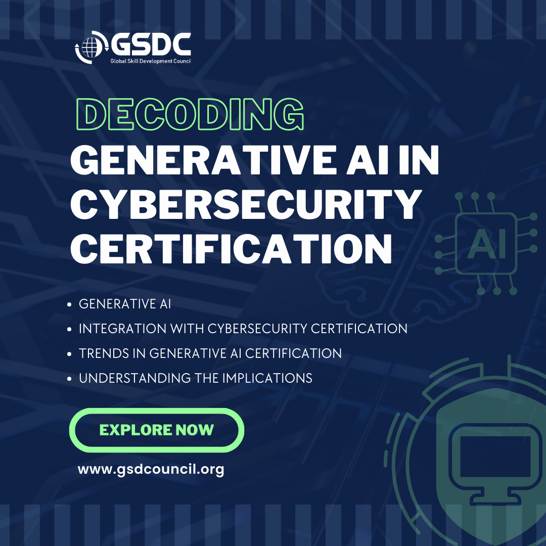 Decoding Generative AI in Cybersecurity Certification   