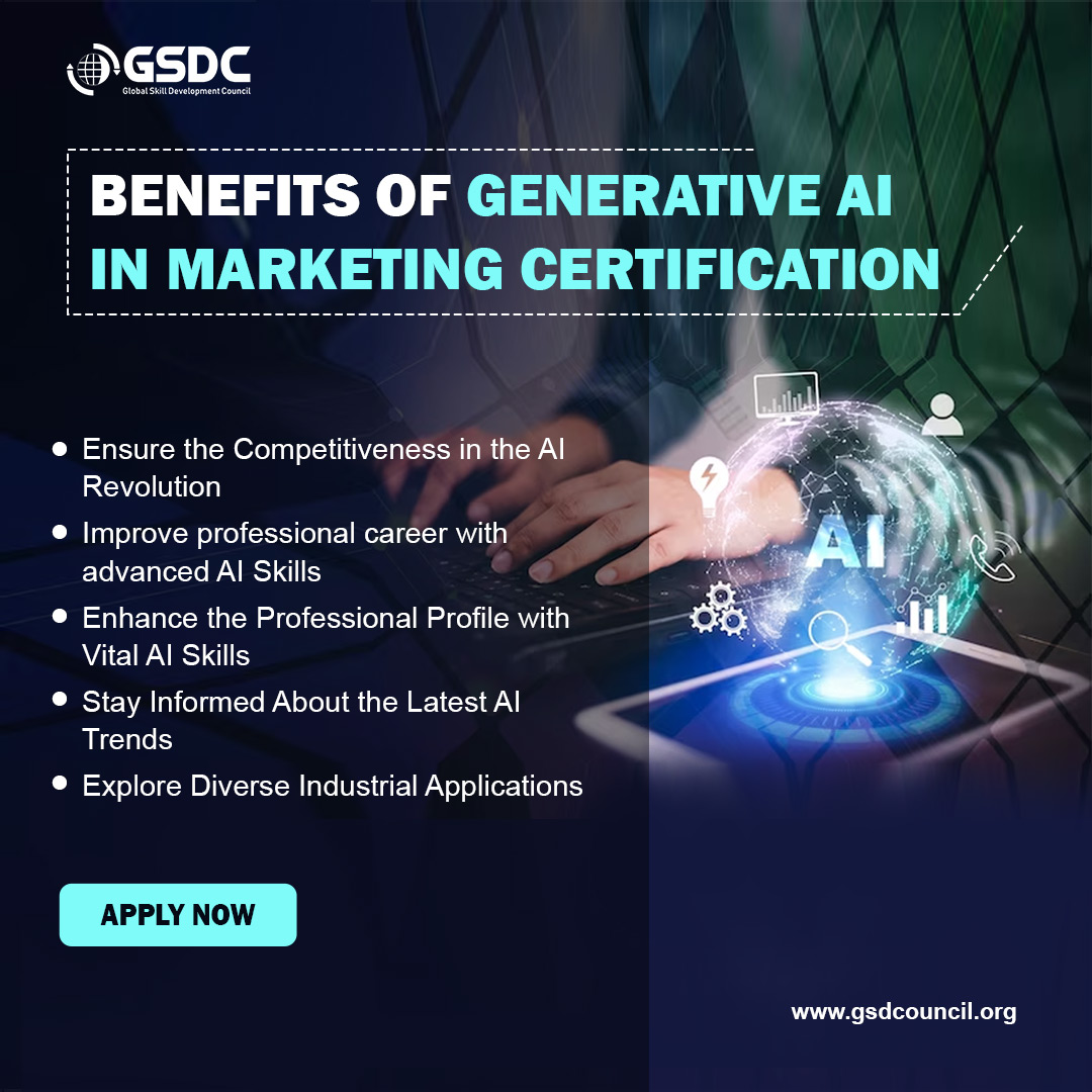 Benefits of Generative AI in Marketing Certification
