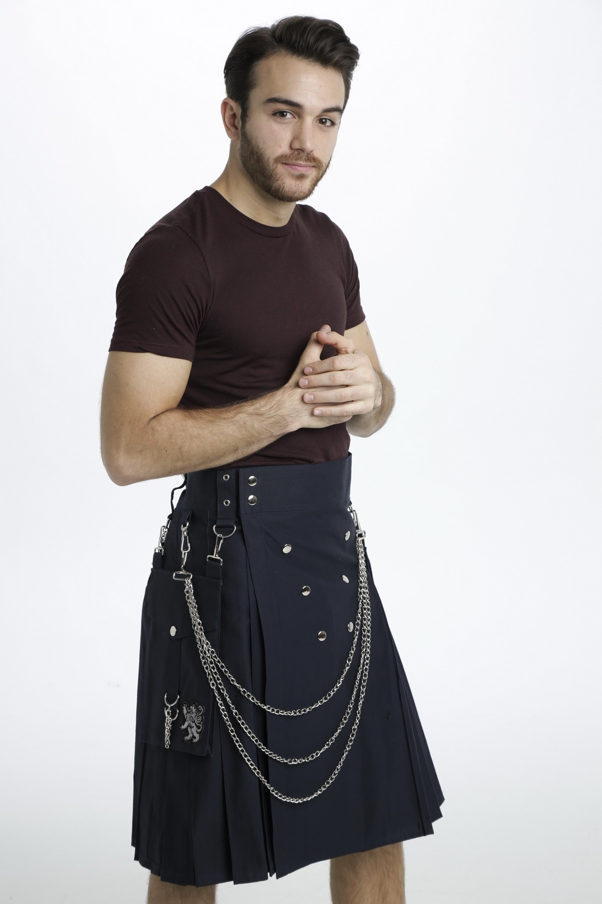 Black Utility Kilt