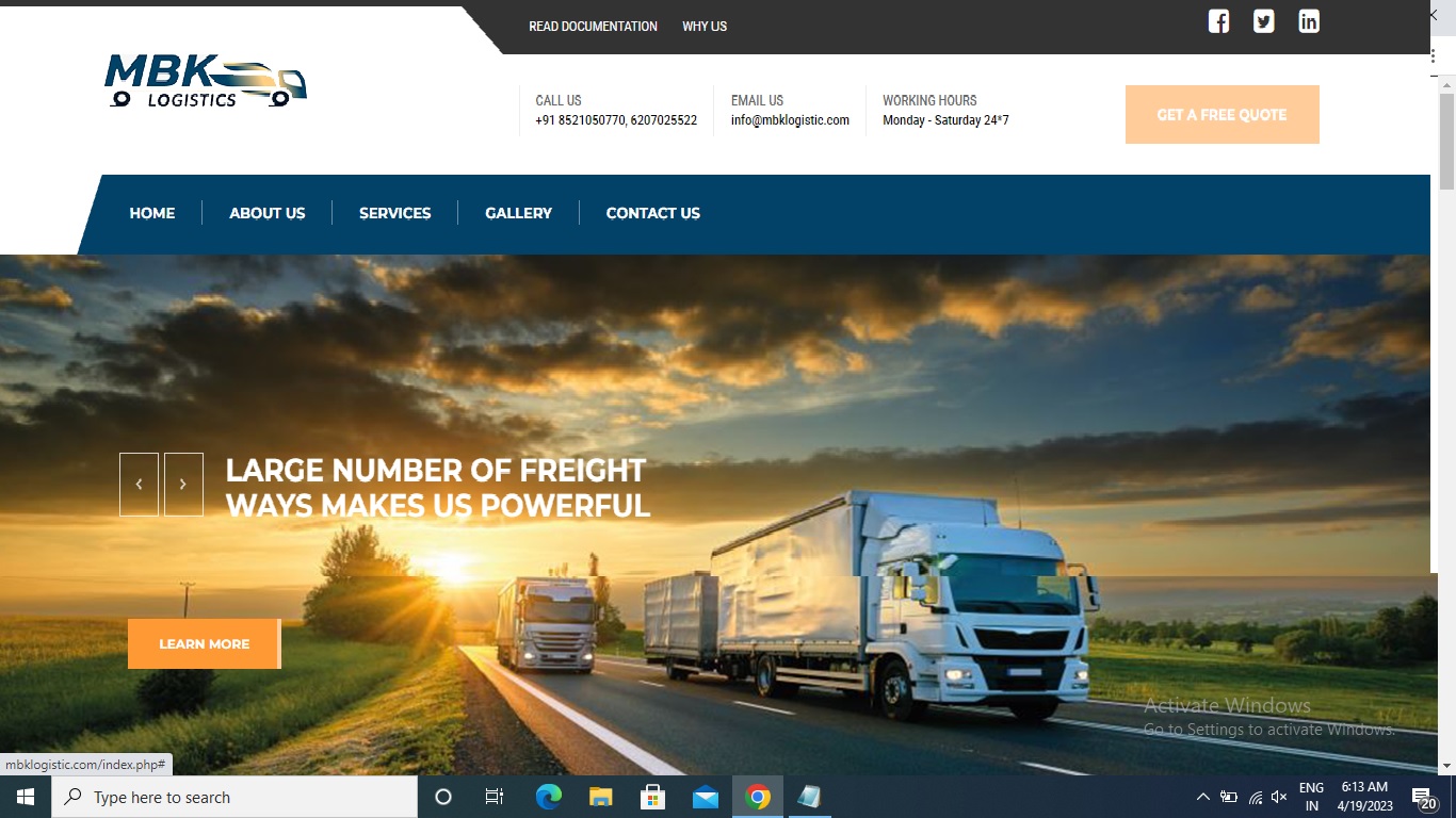 MBK Logistic Pvt. Ltd.