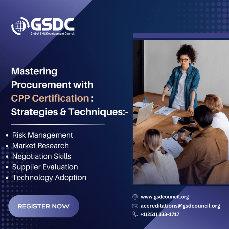 Mastering Procurement with Procurement Professional Certification: Strategies & Techniques