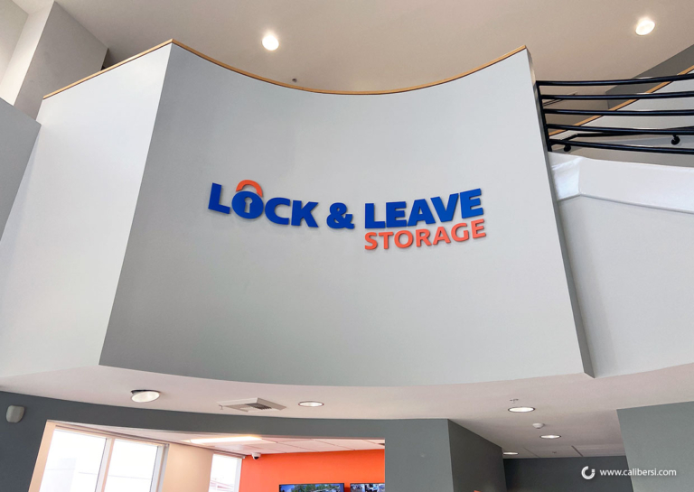 New Lock & Leave Storage Gets Attention With Building Signs In Lake Forest