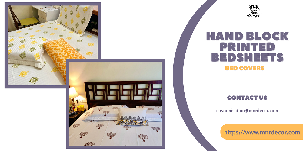 The Beauty and Artistry of Hand Block Print Bedsheets